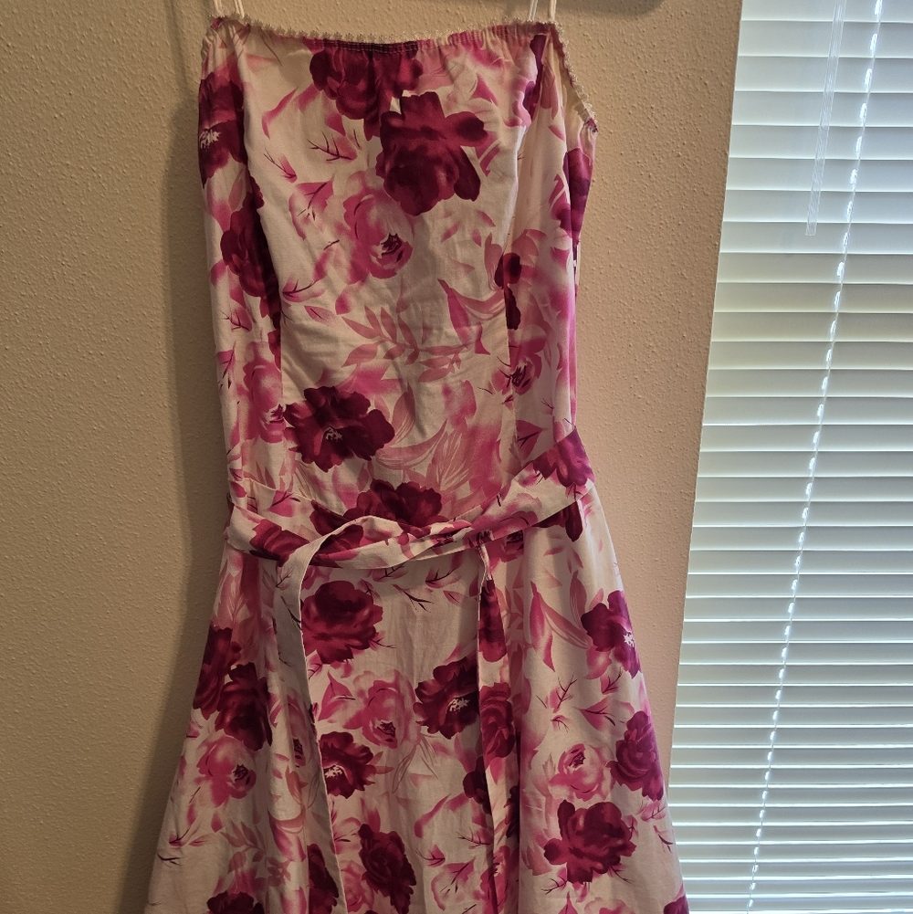 Ruby Rox Pink and White Floral Dress